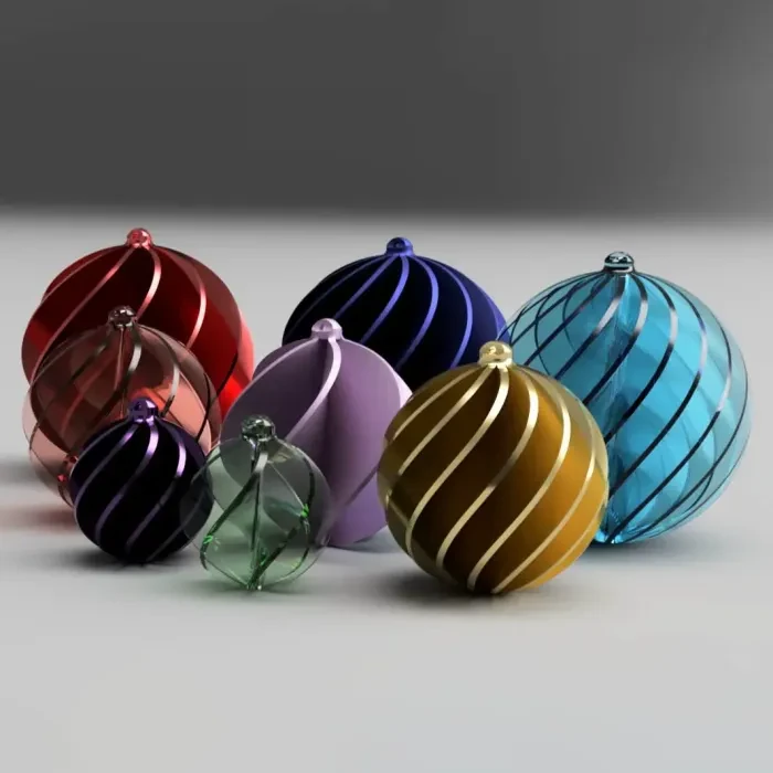 Christmas Ball, full cross ribs