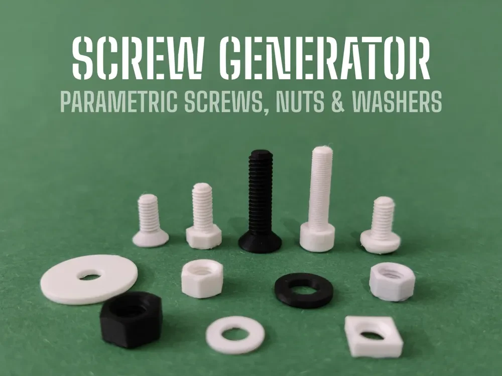 Generador de Tornillos - Tornillos, Tuercas y Arandelas