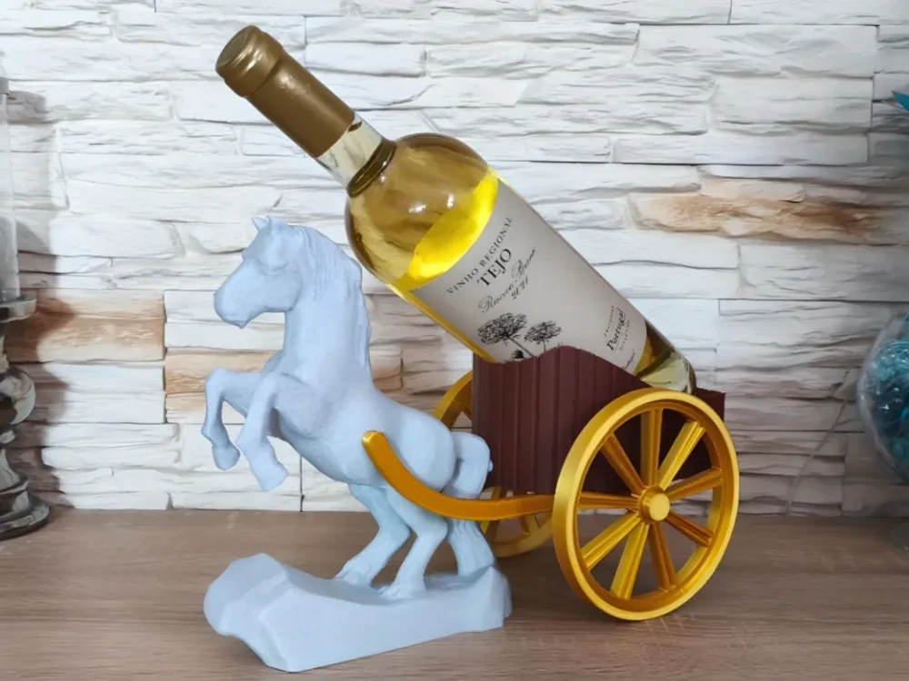 Soporte de botella de vino Carro