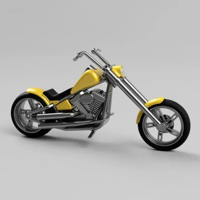 Harley davidson chopper 1_12