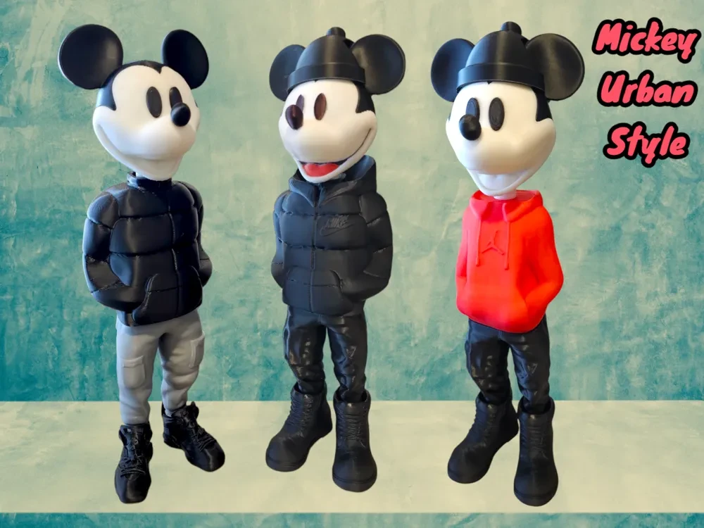 Mickey Mouse estilo urbano
