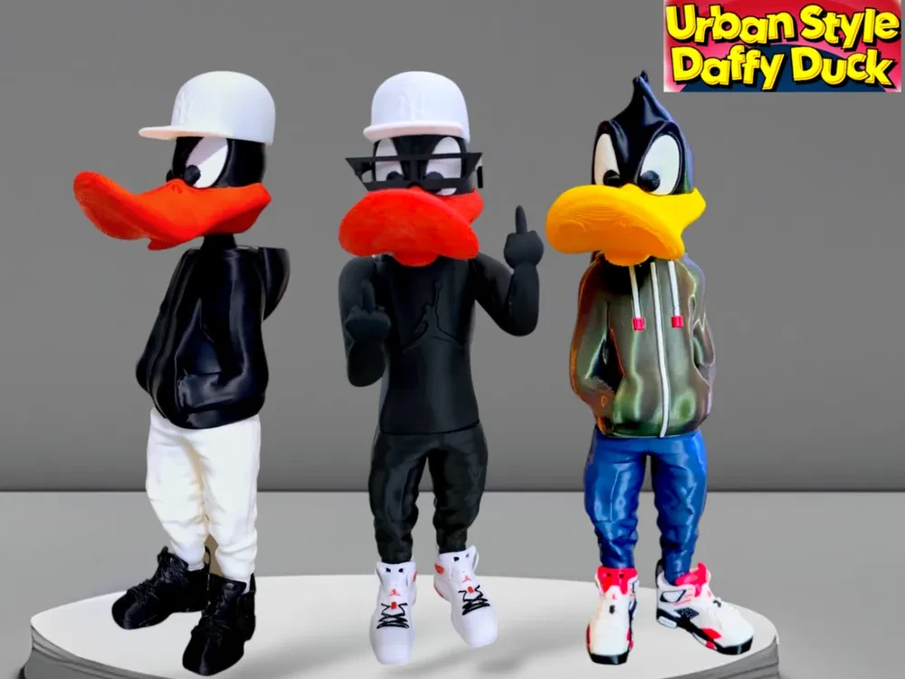 Pato Lucas estilo urbano articulado