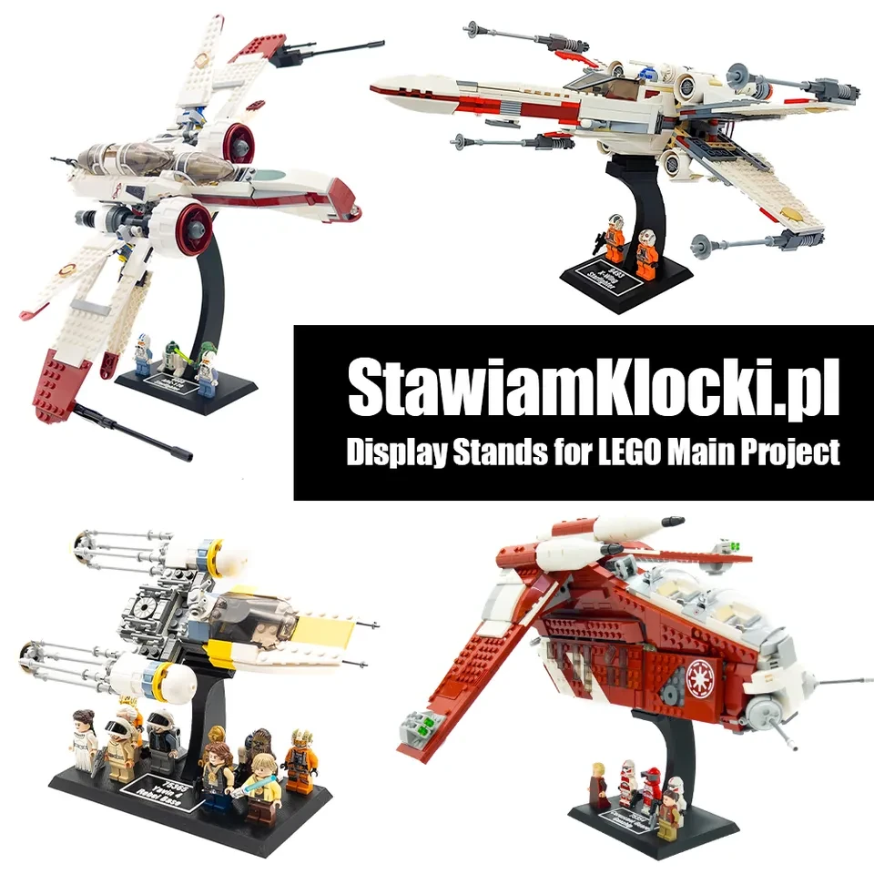 Modular Display Stand for LEGO Star Wars_DC_City