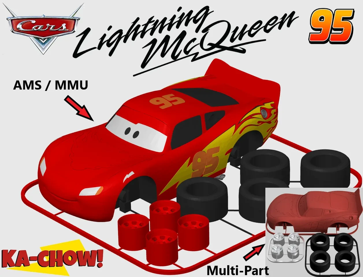 Lightning McQueen Kit Card
