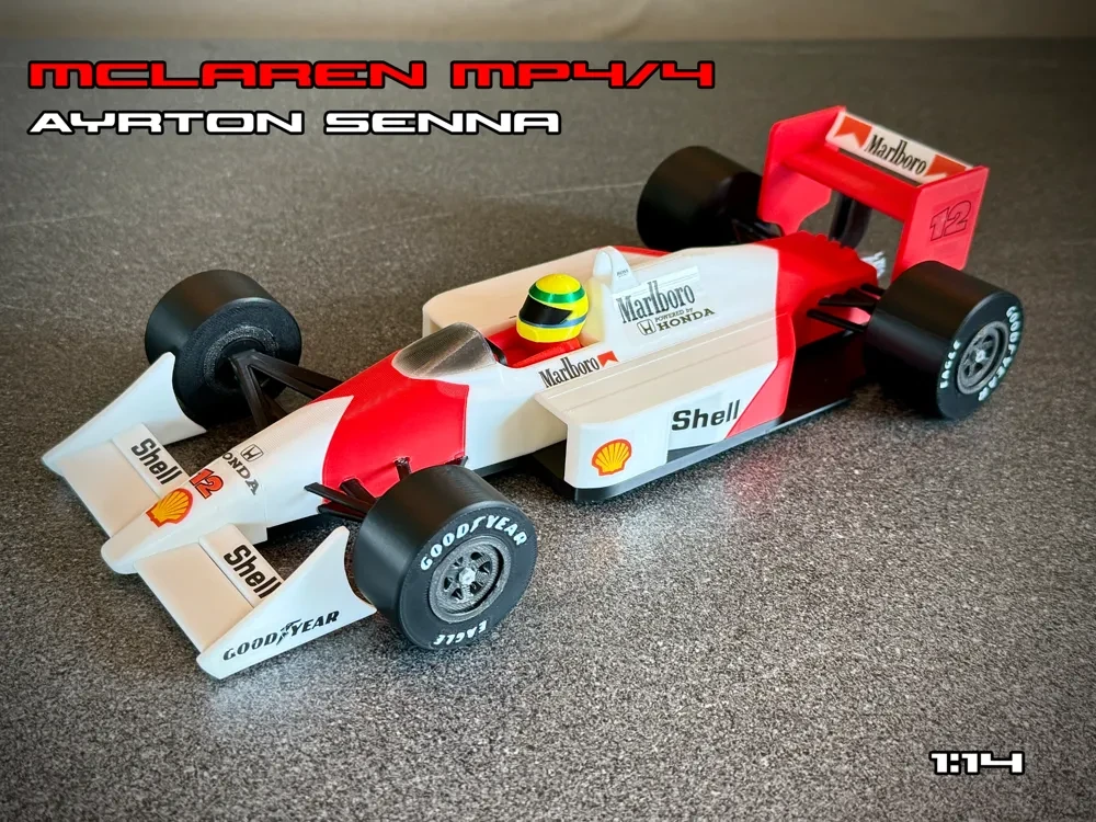 McLaren MP4_4 F1 de Ayrton Senna, 1988