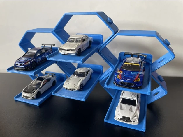 Toy car display shell