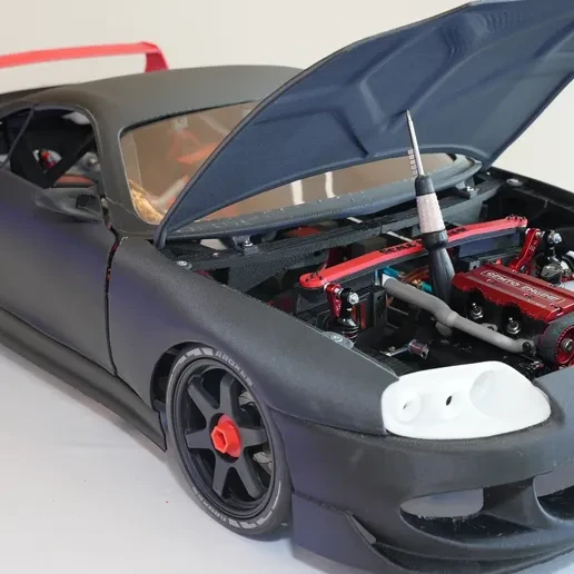 8th scale supra with 2 cylinder engine project