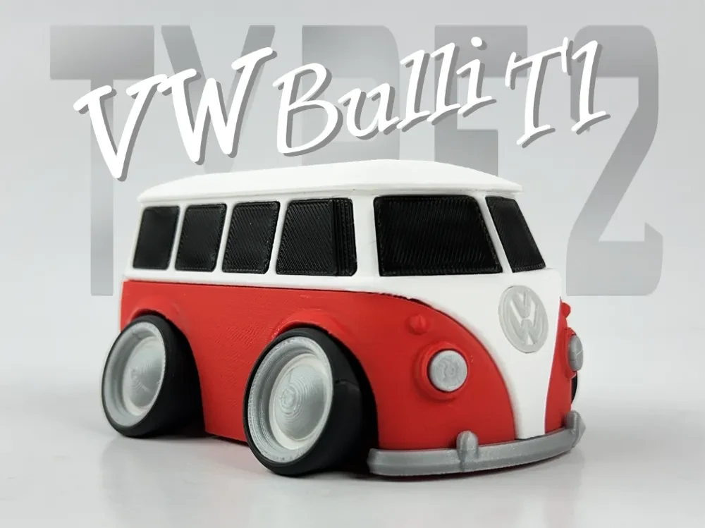 Autobús VW T1 tipo caricatura