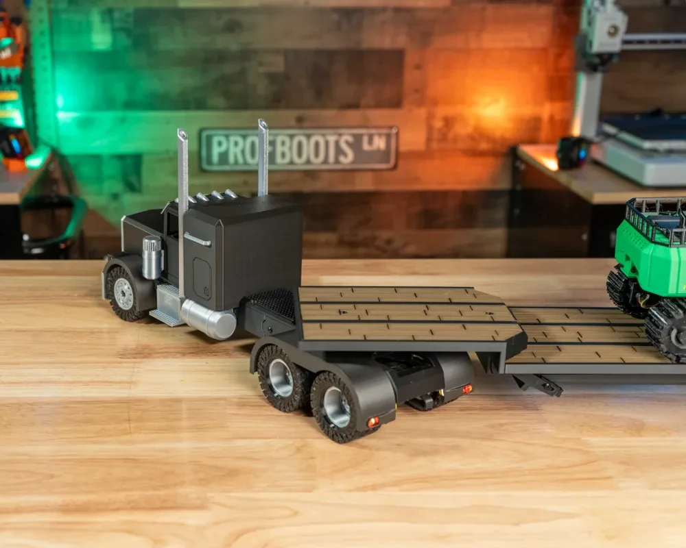 Camión Semirremolque RC de Bricolaje