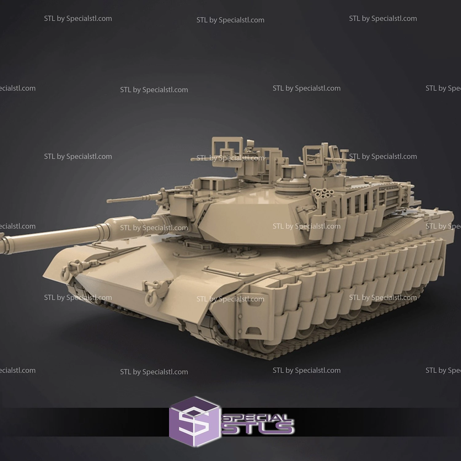 Foldable Tank M1A2-Abrams