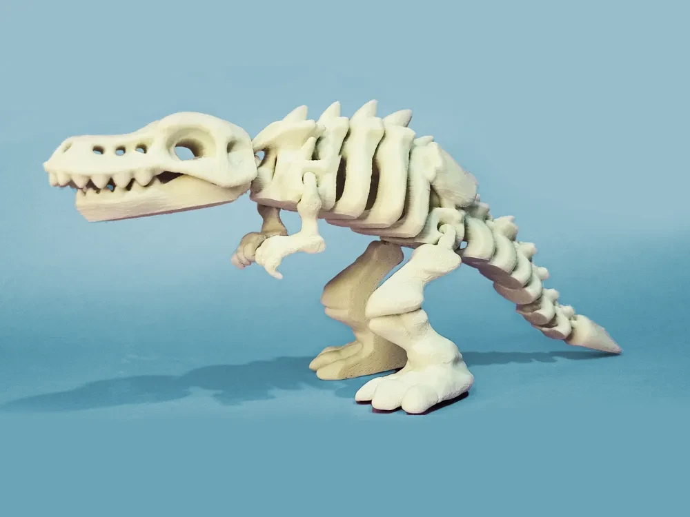 dinosaurio Trex esqueleto articulado