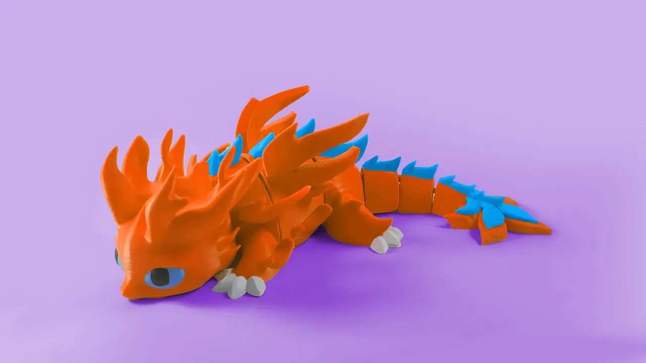 Articulated dragon toothless