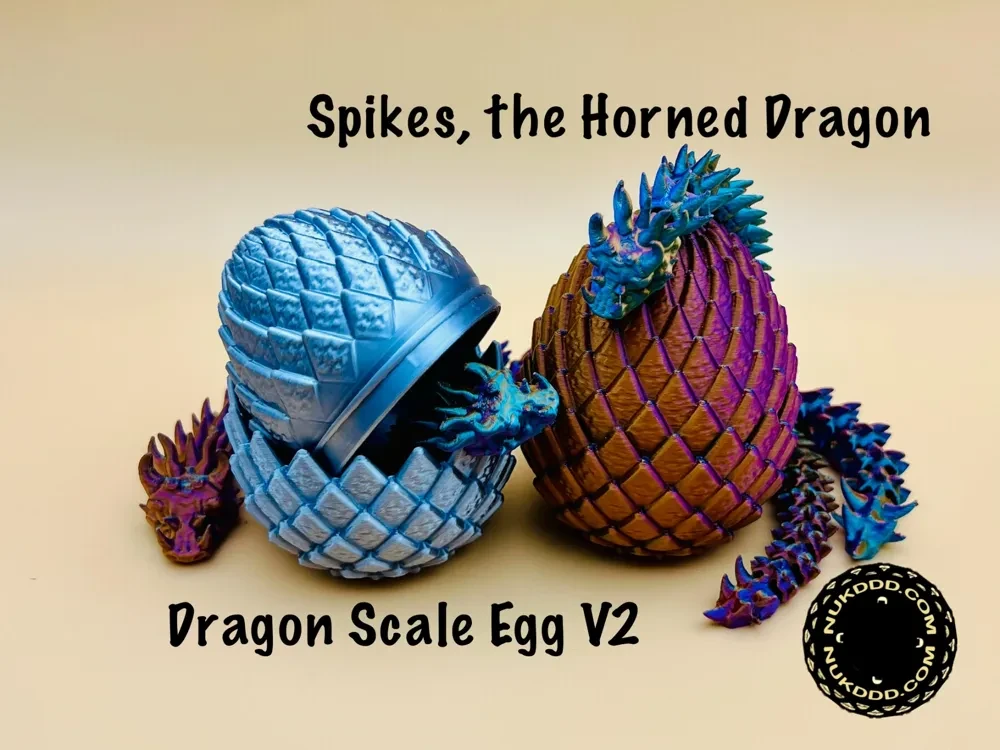 Dragón Articulado y Huevo de Dragón Sin Costuras