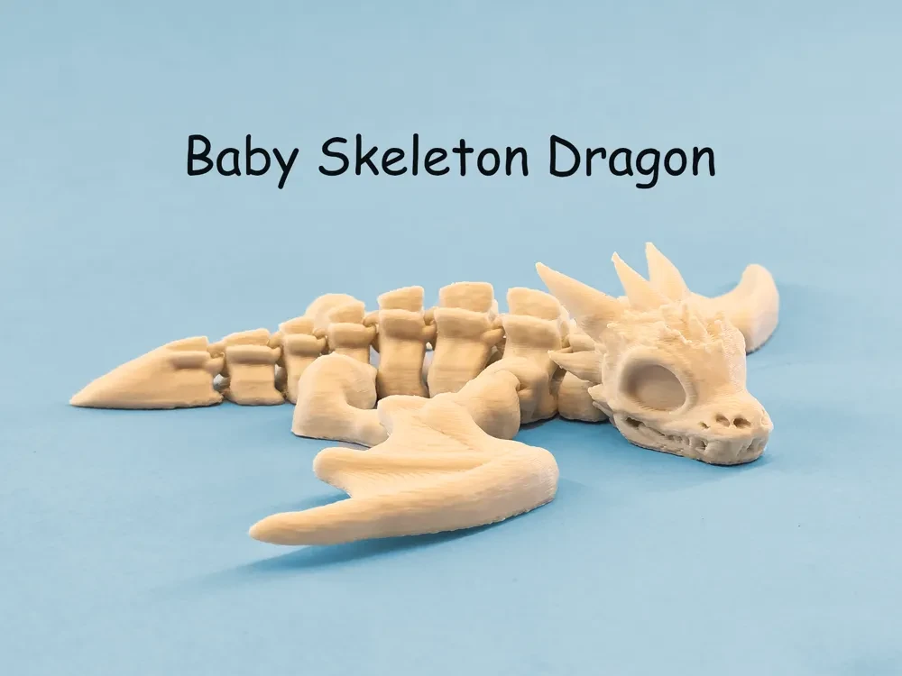 Dragón Esqueleto Bebé Articulado
