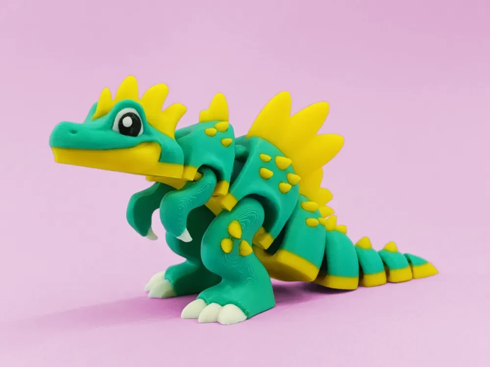 Espinosaurio articulado – Súper lindo y flexible