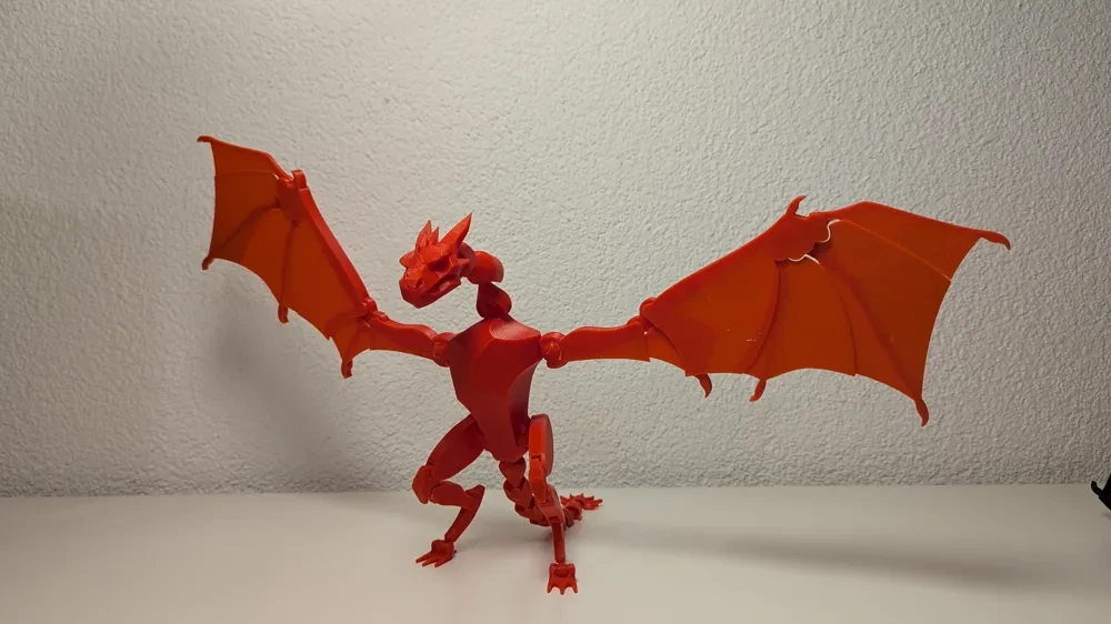 Articulated Dragon Light Fury Cute Flexi