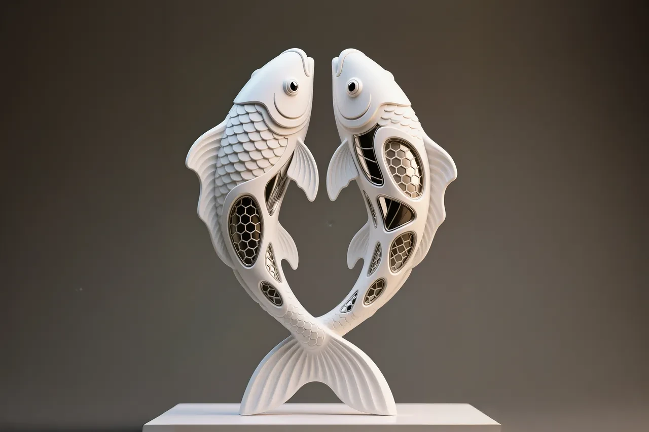 Fische, Hexa Sculpture
