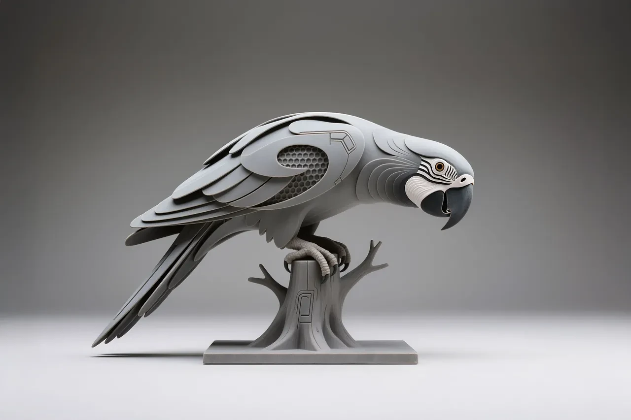 Papagei, Hexa Sculpture