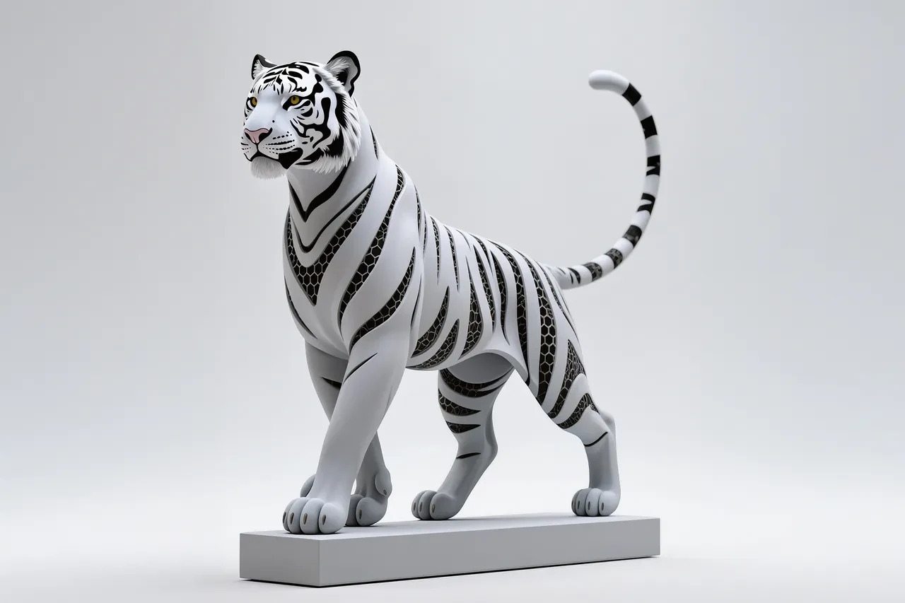 Tiger Hexa, Sculpture