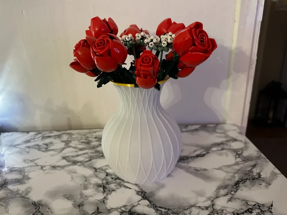 Jarrón para flores de ladrillo v2
