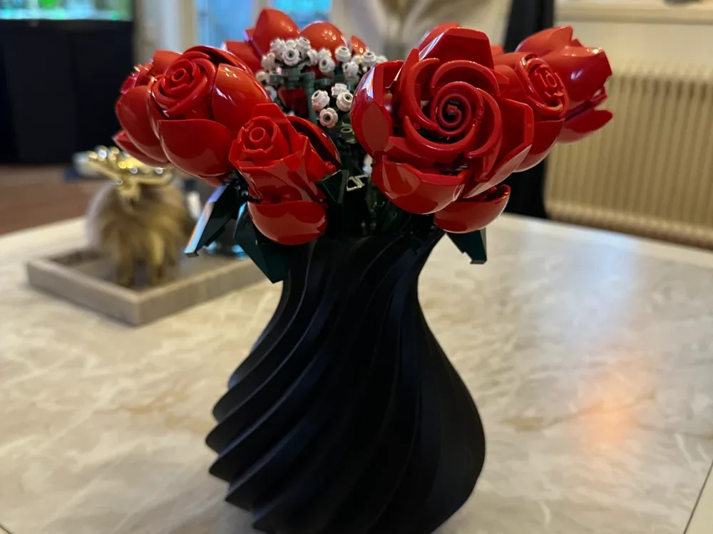 Jarrón para flores de ladrillo v3