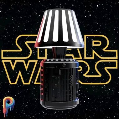 Lampara Star Wars by Polymeria
