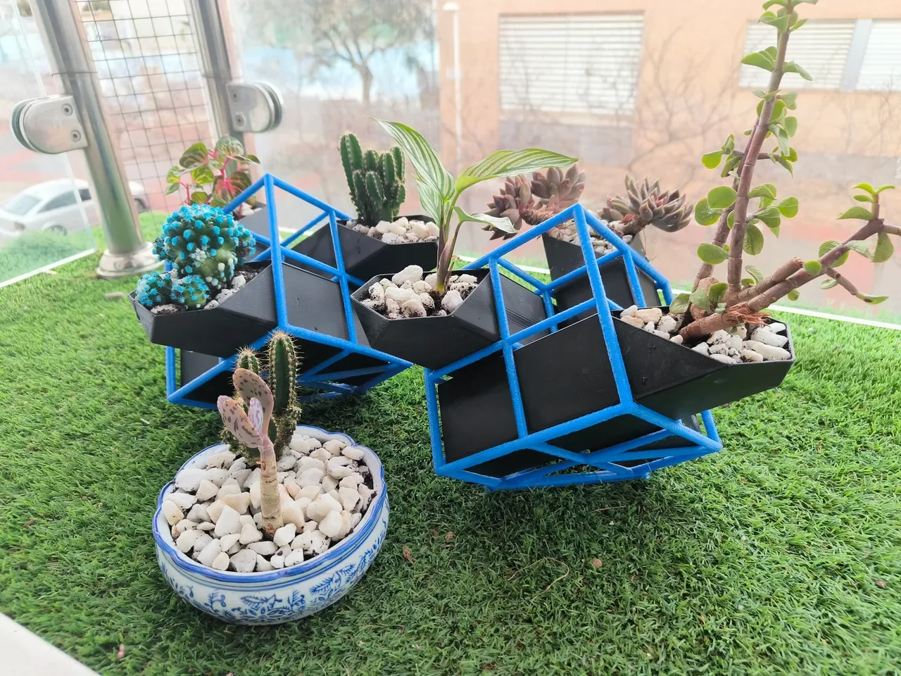 Maceta cubista