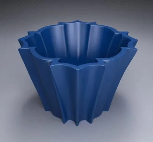 Maceta, Flor en pleno estallido