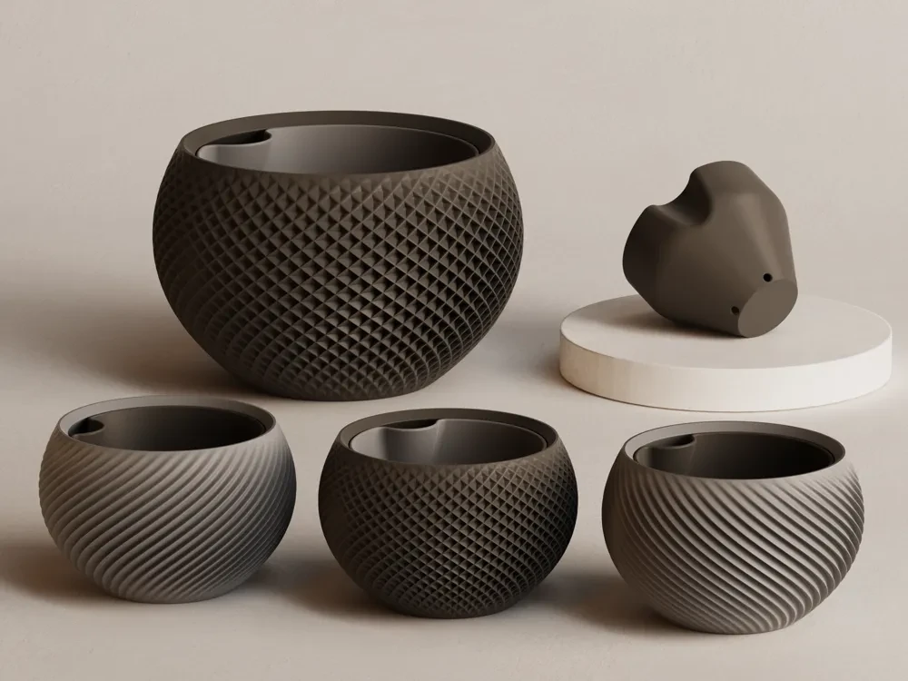 Macetas y Jardineras Geométricas Orgánicas SFERA