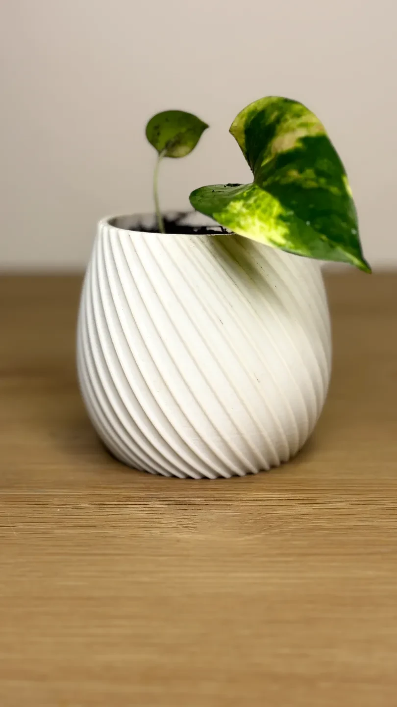 Spiral flower pot v2