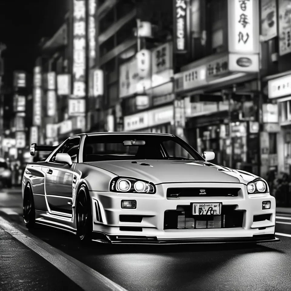 R34 GTR Tokyo Night