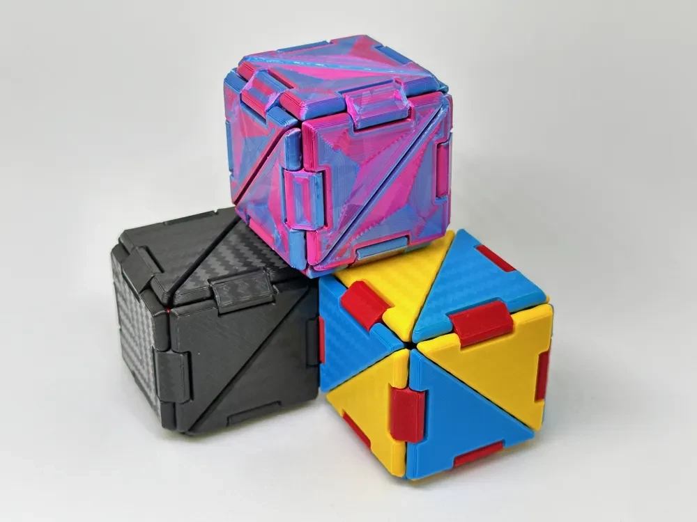 Cubo transformador de origami