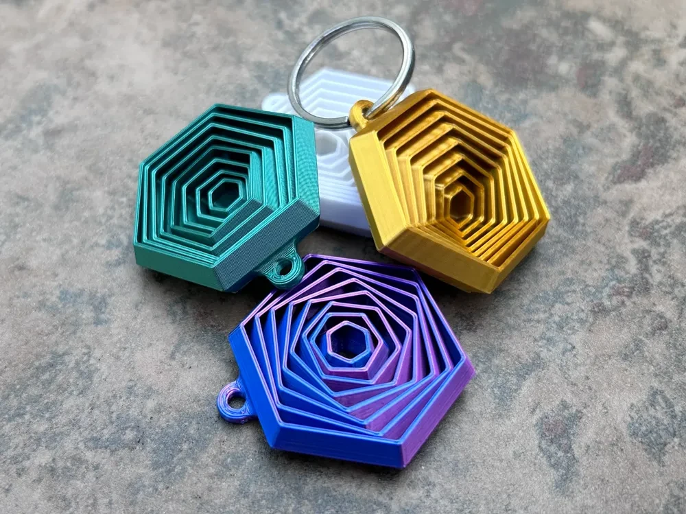 Llavero Hexágono Fidget