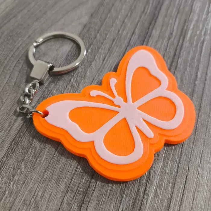 Llavero de mariposa