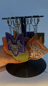 Rack for key chains